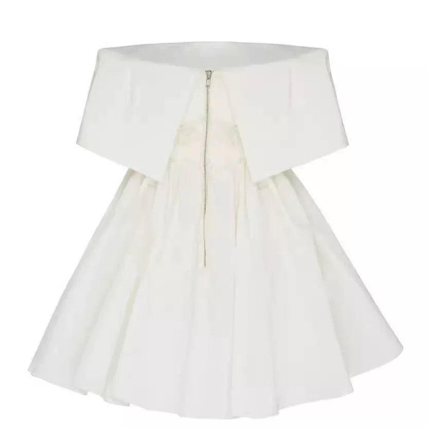 Trendy A line Off The Shoulder Satin Formal Short 8th Grade Homecoming Dress Summer Middle School Hoco Dresses Birthday Outfits W948