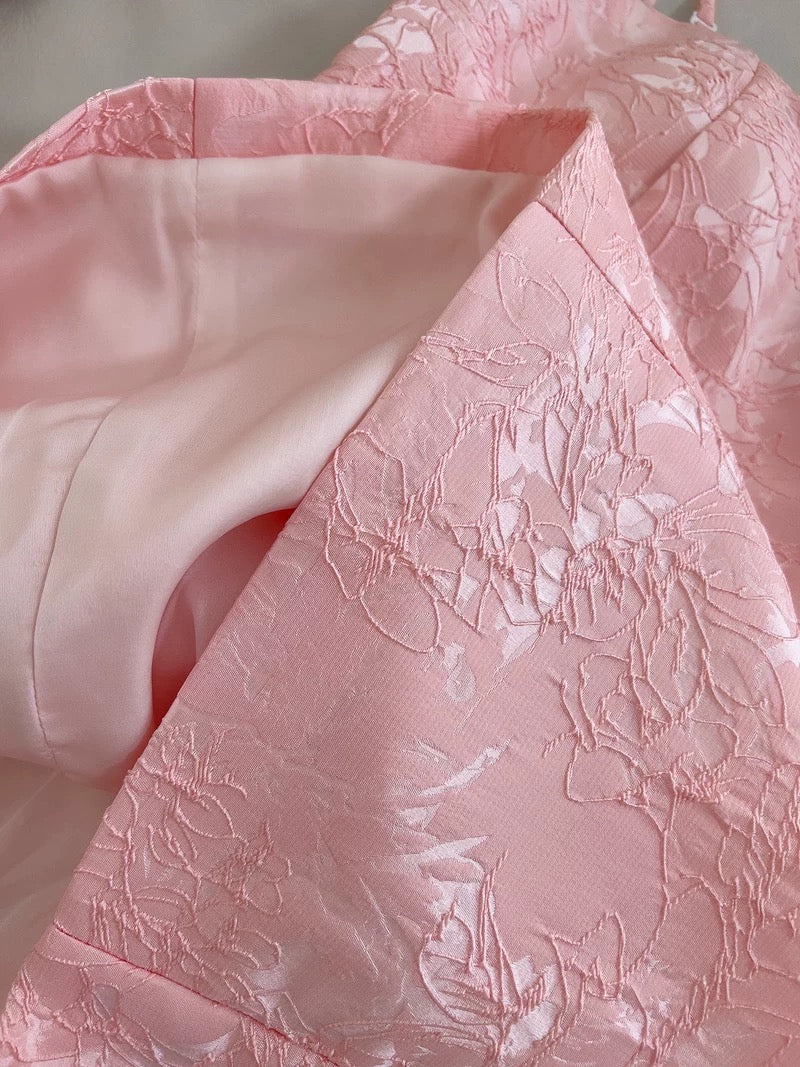 Sexy A Line Spaghetti Straps Pink Lace Sleeveless Formal Short 8th Grade Homecoming Dress Summer Middle School Hoco Dresses Birthday Outfits W971