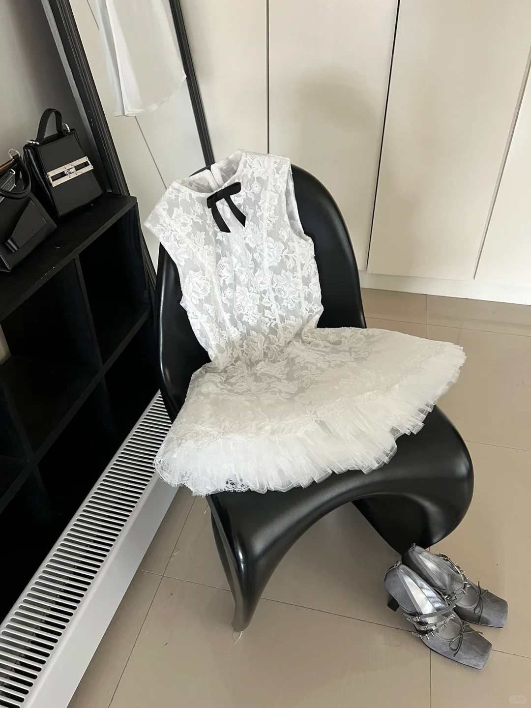 Cute A line Scoop Neck White Lace Formal Short 8th Grade Homecoming Dress Summer Middle School Hoco Dresses Birthday Outfits W994