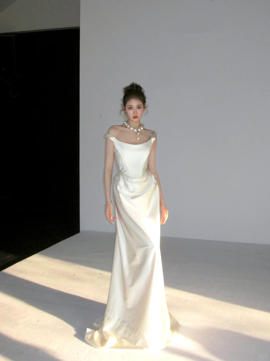 Simple Wedding Dress Sheath Off The Shoulder Summer Long White Wedding Dresses Bride Dress Bridal Gowns WD079