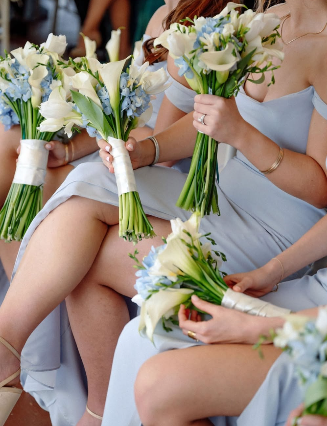 Gentle Sheath Off the Shoulder Blue Chiffon Long Prom Dress Bridesmaid Dress with Slit SH2615