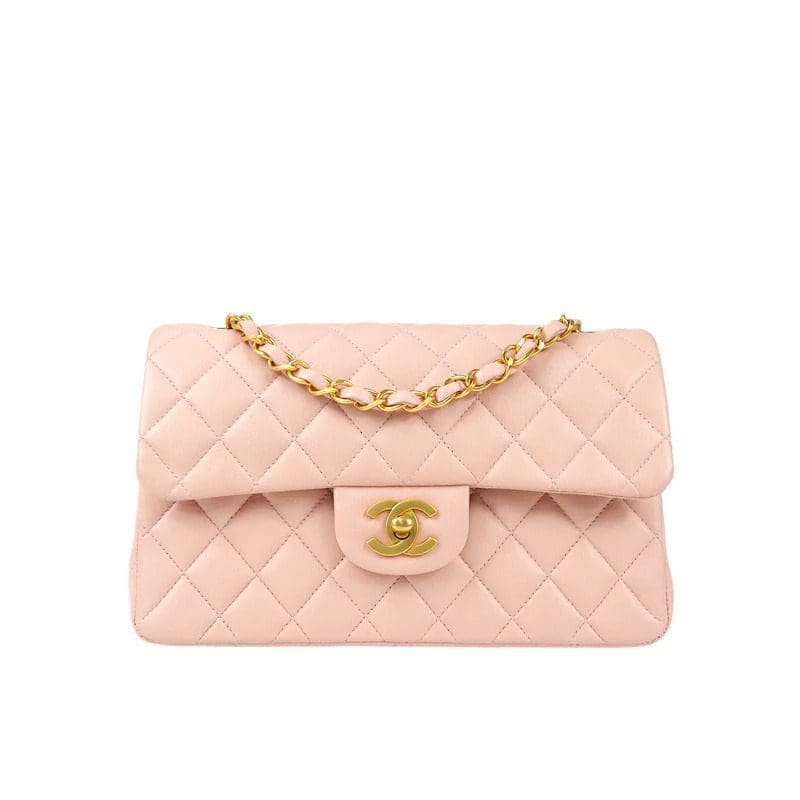CHANEL Classic Double Flap Small Pink Lambskin