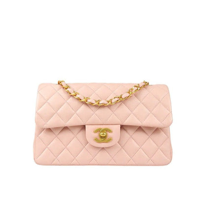 CHANEL Classic Double Flap Small Pink Lambskin