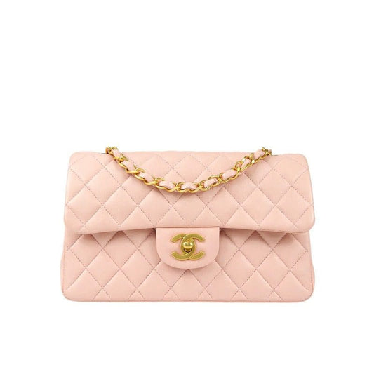 CHANEL Classic Double Flap Small Pink Lambskin