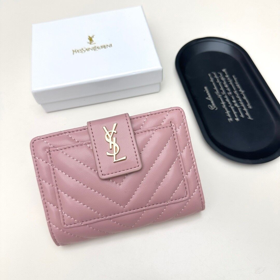 YSL MATELASSÉ  WALLET NEW