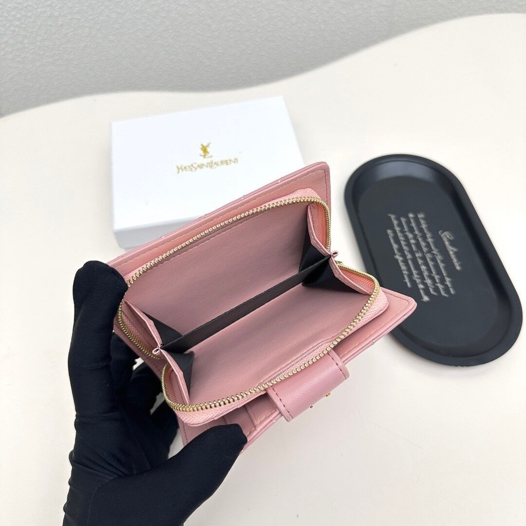 YSL MATELASSÉ  WALLET NEW