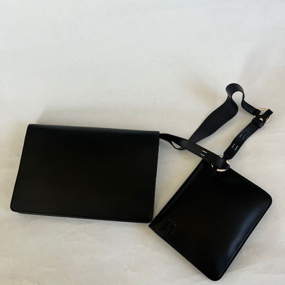 Versace Cargo Modular Messenger black bag