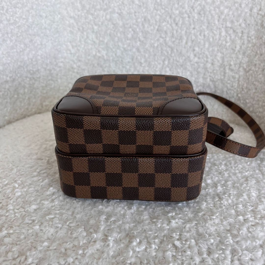 Louis Vuitton Amazon Damier Canvas Leather Bag