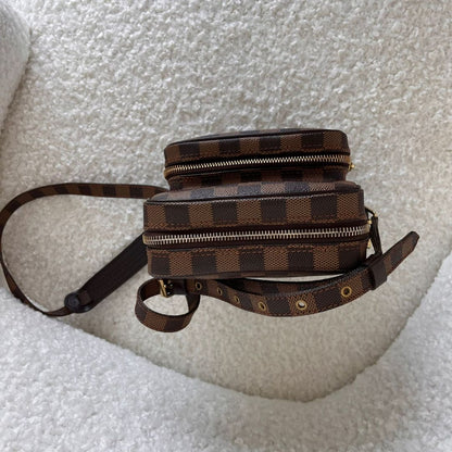 Louis Vuitton Amazon Damier Canvas Leather Bag