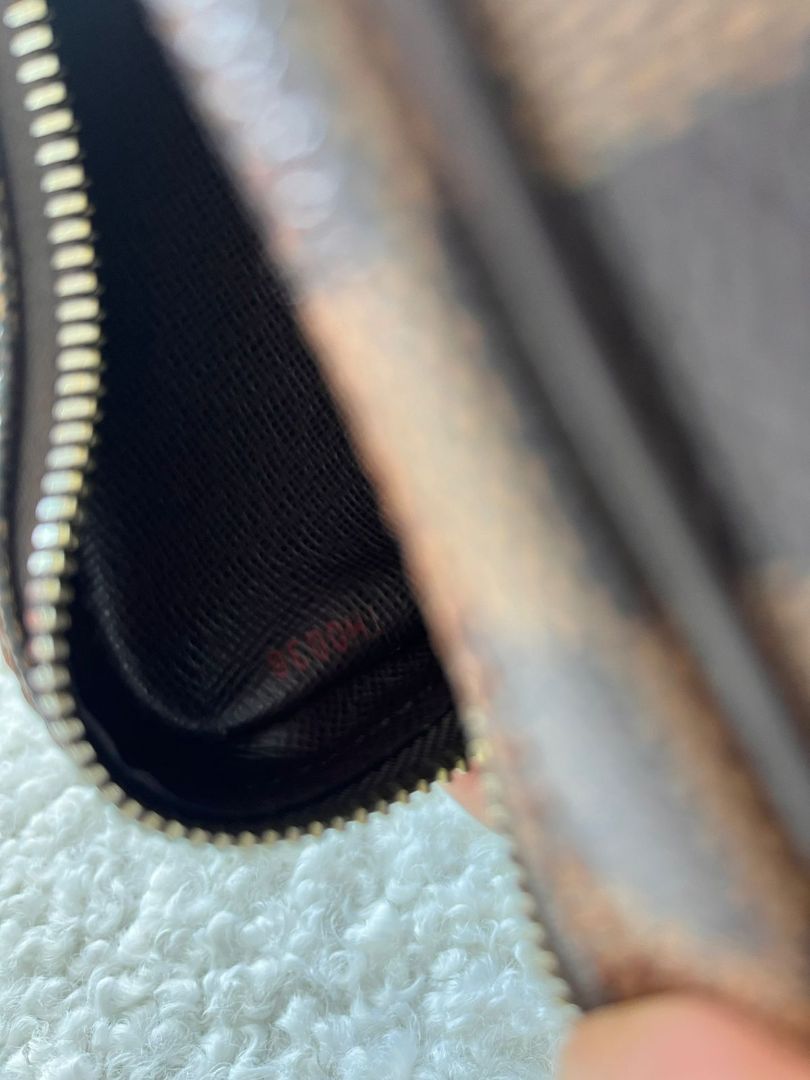 Louis Vuitton Amazon Damier Canvas Leather Bag