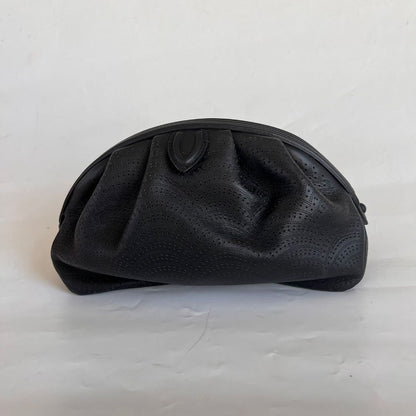 Alaia Samia Perforated Leather Clutch Bag