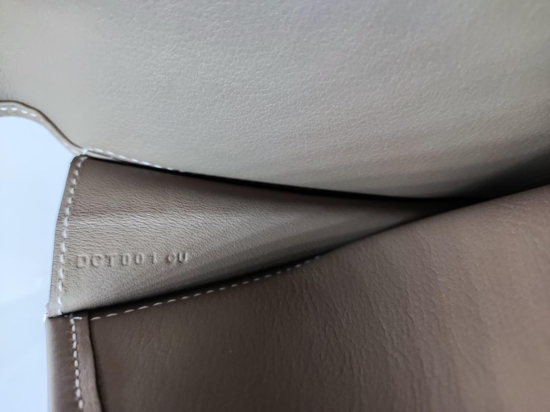 Hermes Etoupe Swift Leather Elan Jige 29 Clutch