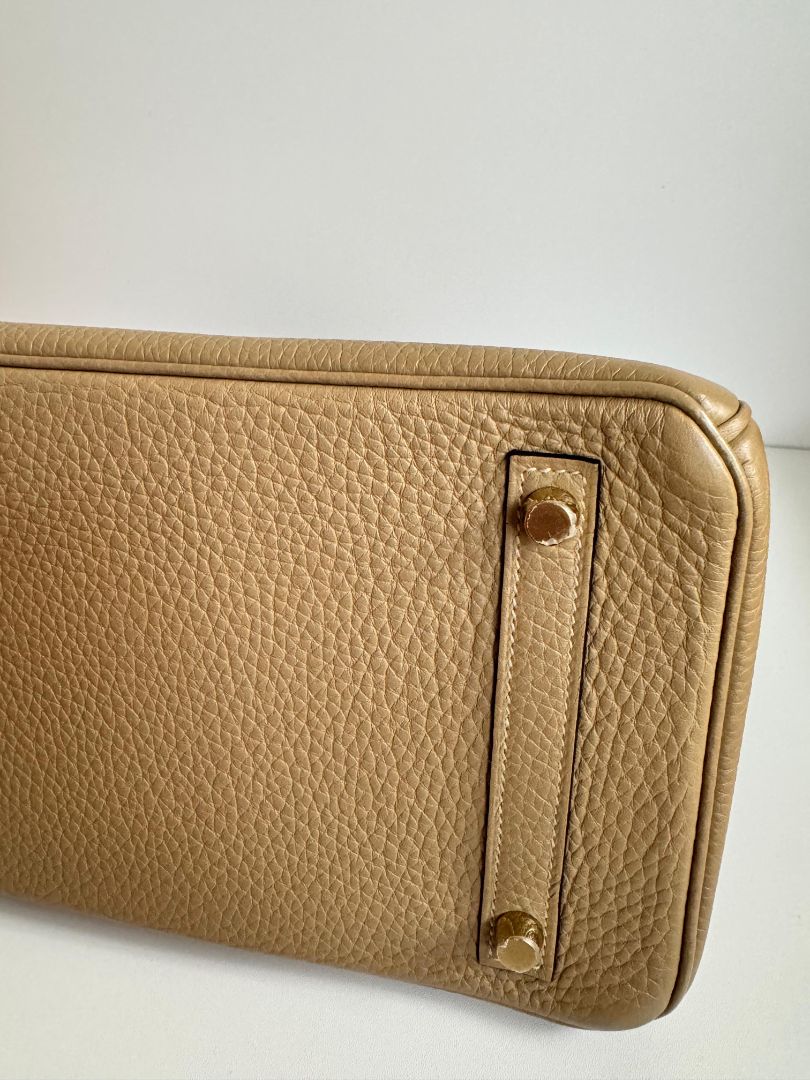 Hermès Birkin 30 Trench Clemence Leather with Gold Hardware
