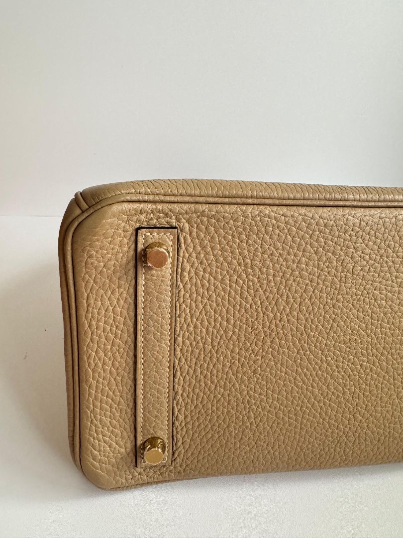 Hermès Birkin 30 Trench Clemence Leather with Gold Hardware