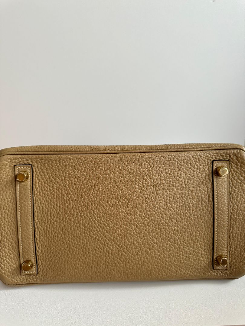 Hermès Birkin 30 Trench Clemence Leather with Gold Hardware