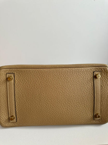 Hermès Birkin 30 Trench Clemence Leather with Gold Hardware