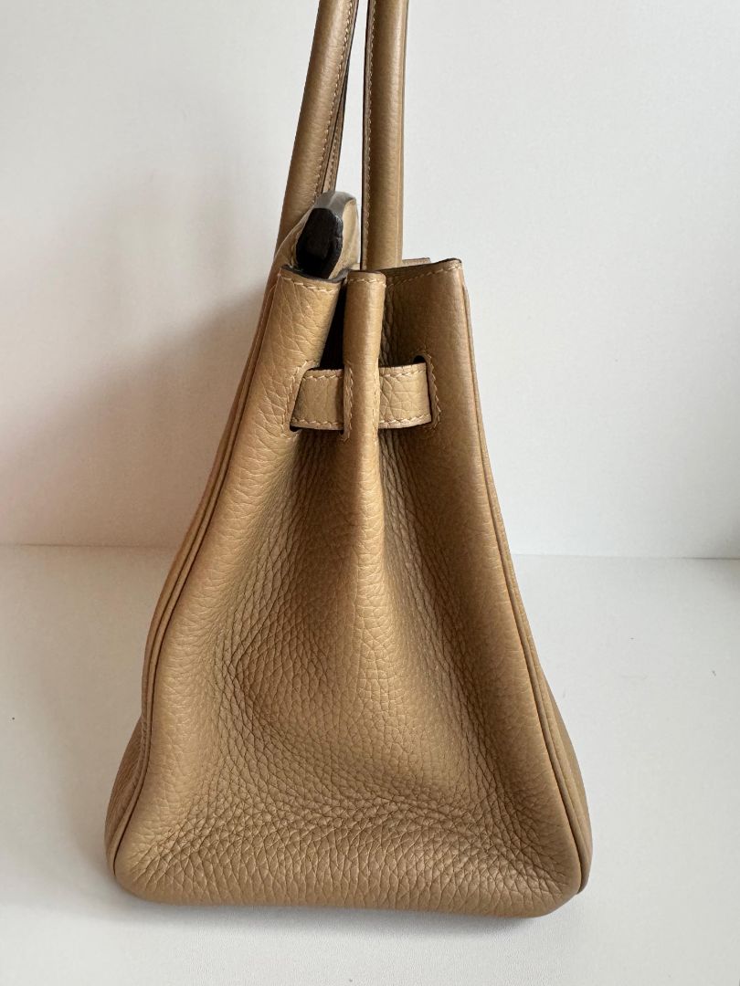 Hermès Birkin 30 Trench Clemence Leather with Gold Hardware