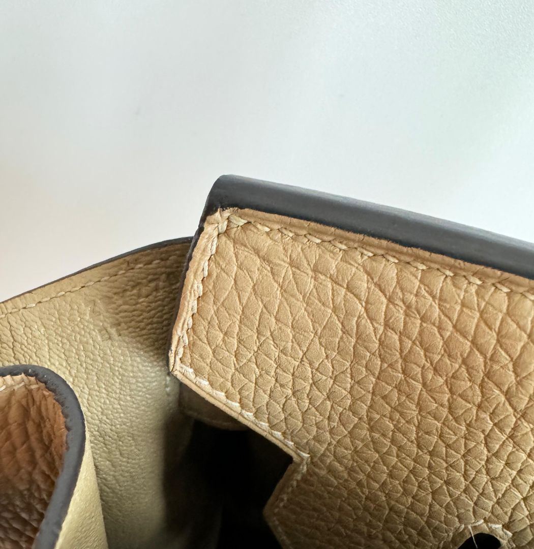 Hermès Birkin 30 Trench Clemence Leather with Gold Hardware