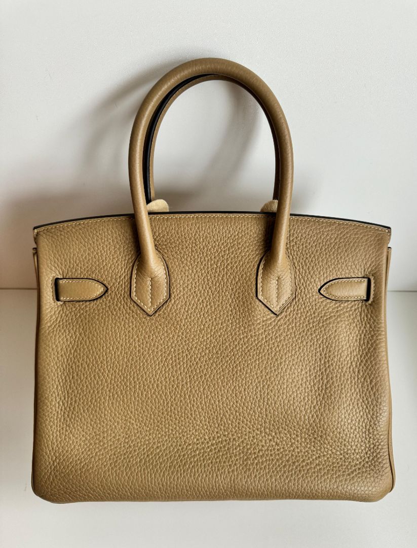 Hermès Birkin 30 Trench Clemence Leather with Gold Hardware