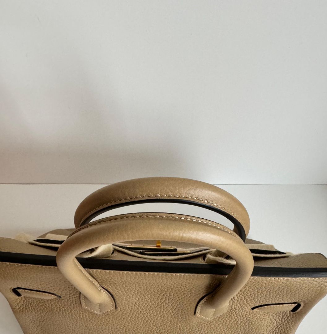 Hermès Birkin 30 Trench Clemence Leather with Gold Hardware