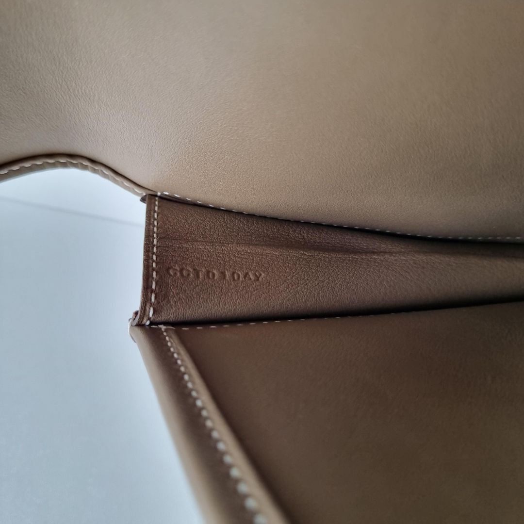 Hermès Etoupe Jige Clutch Swift