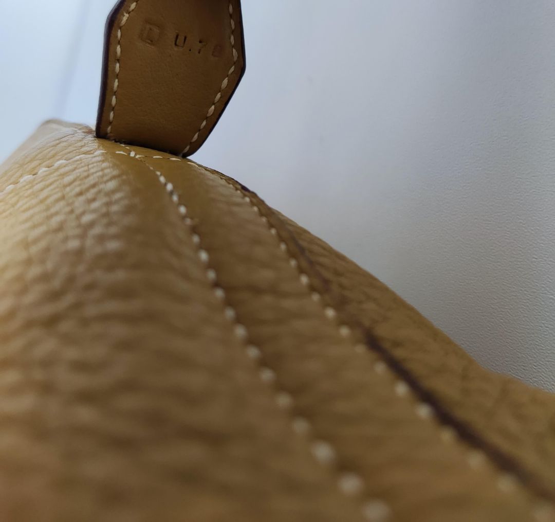 Hermès Bolide 31 Clemence Leather in Curry