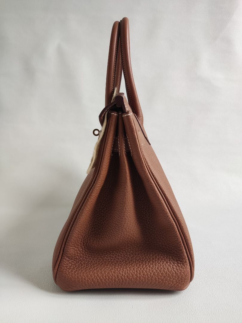 Hermès 30 Birkin Gold with Gold Hardware