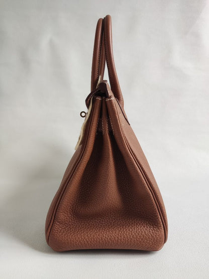 Hermès 30 Birkin Gold with Gold Hardware