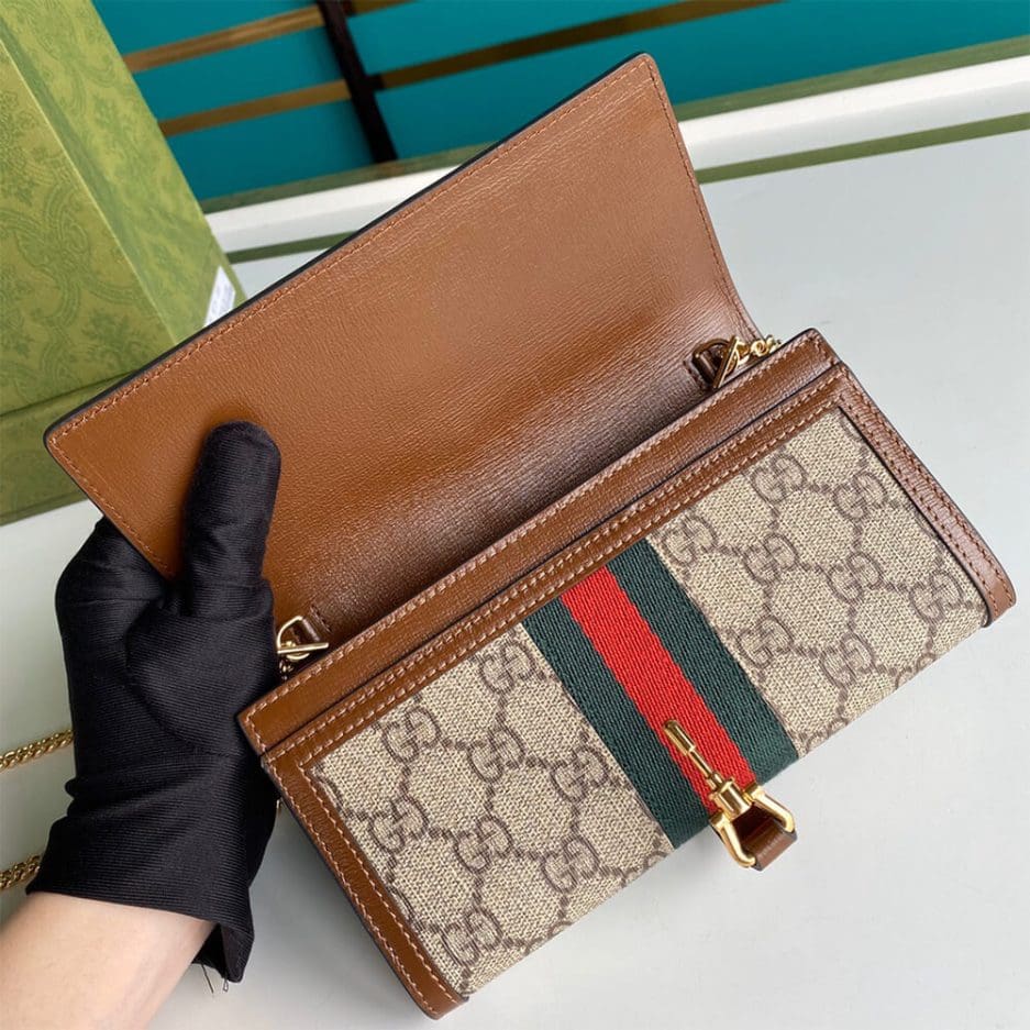 GUCCI Jackie 1961 chain wallet