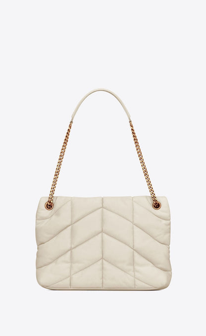 Saint Laurent PUFFER MEDIUM BAG IN QUILTED NAPPA LEATHER