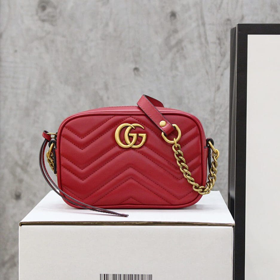 GUCCI Marmont matelasse mini bag