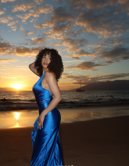 Pretty Sheath One Shoulder Blue Long Party Dresses Prom Dresses SD2468