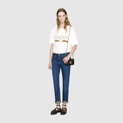 GUCCI Marmont matelasse leather super mini bag