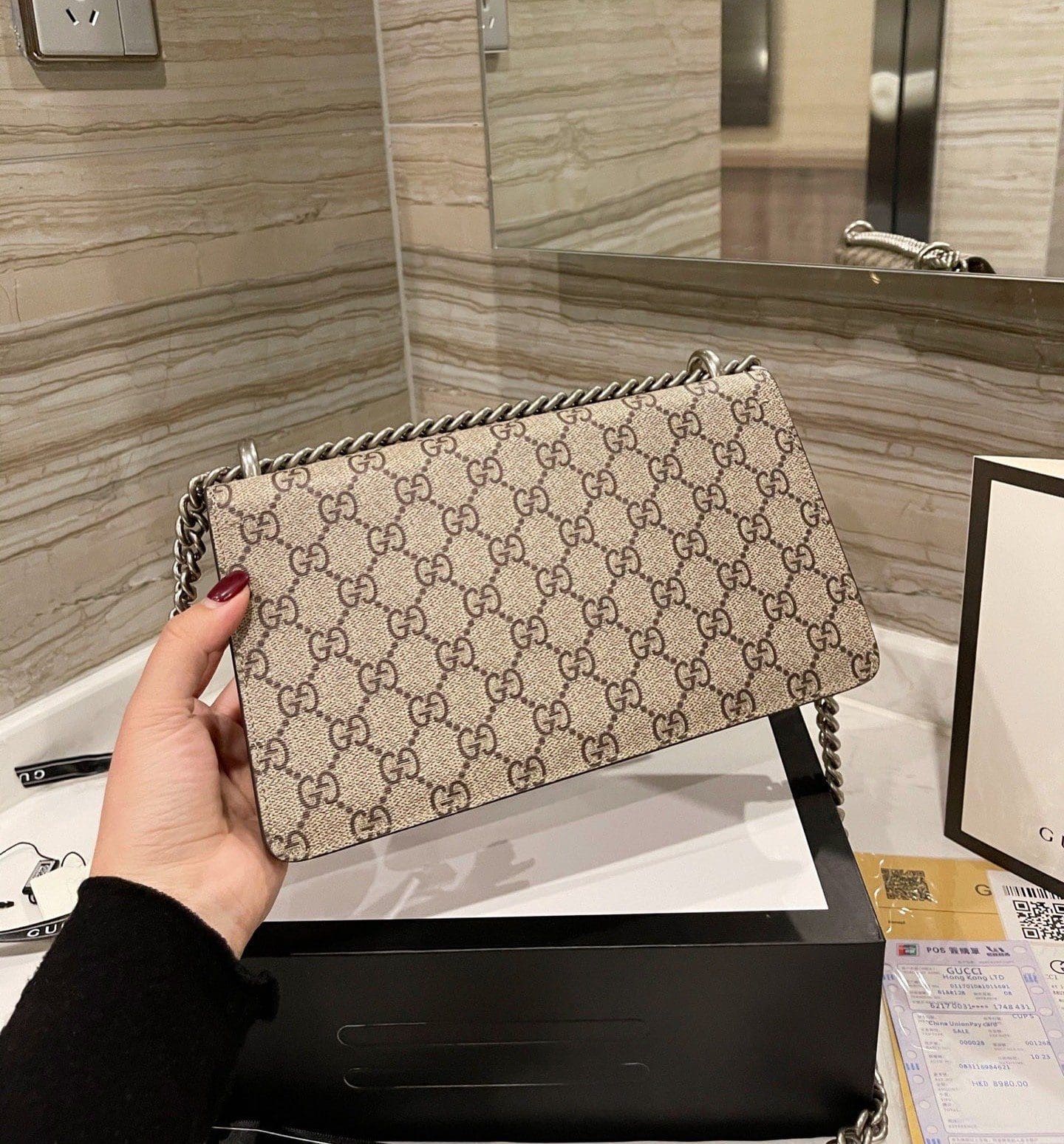 GUCCI DIONYSUS GG SMALL SHOULDER BAG