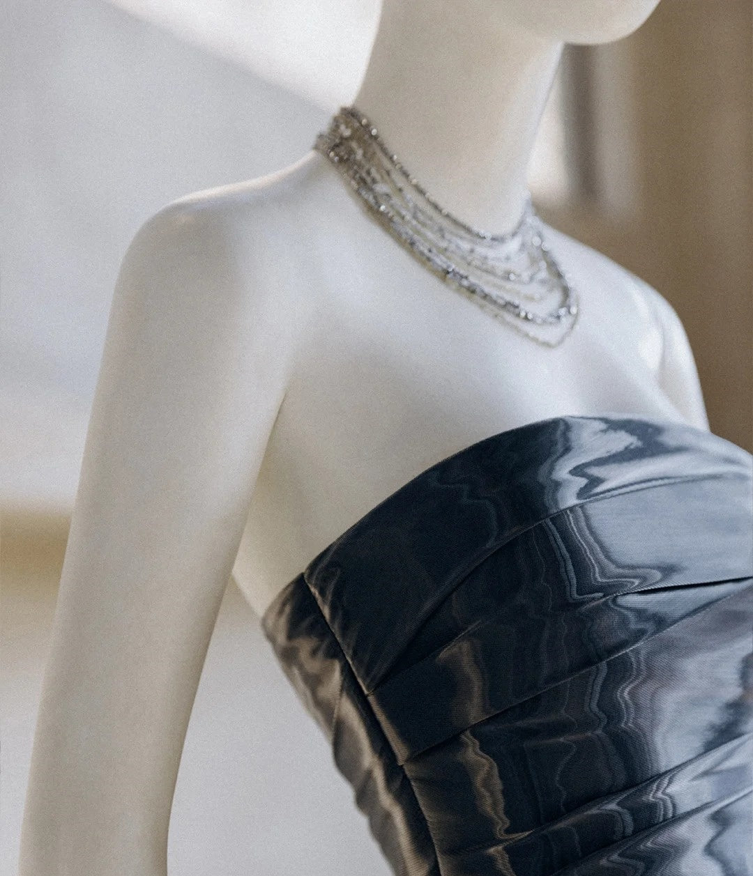 ____Blue Gothic Cyber Mechanical Goddess Liquid Metal Dress Y3K Long Satin Ball Gown Evening Dress gh4545