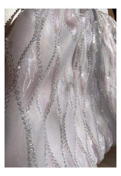 Pink Sweet Sequin Short Tulle Homecoming Dress Birthday Party Dress gh5042
