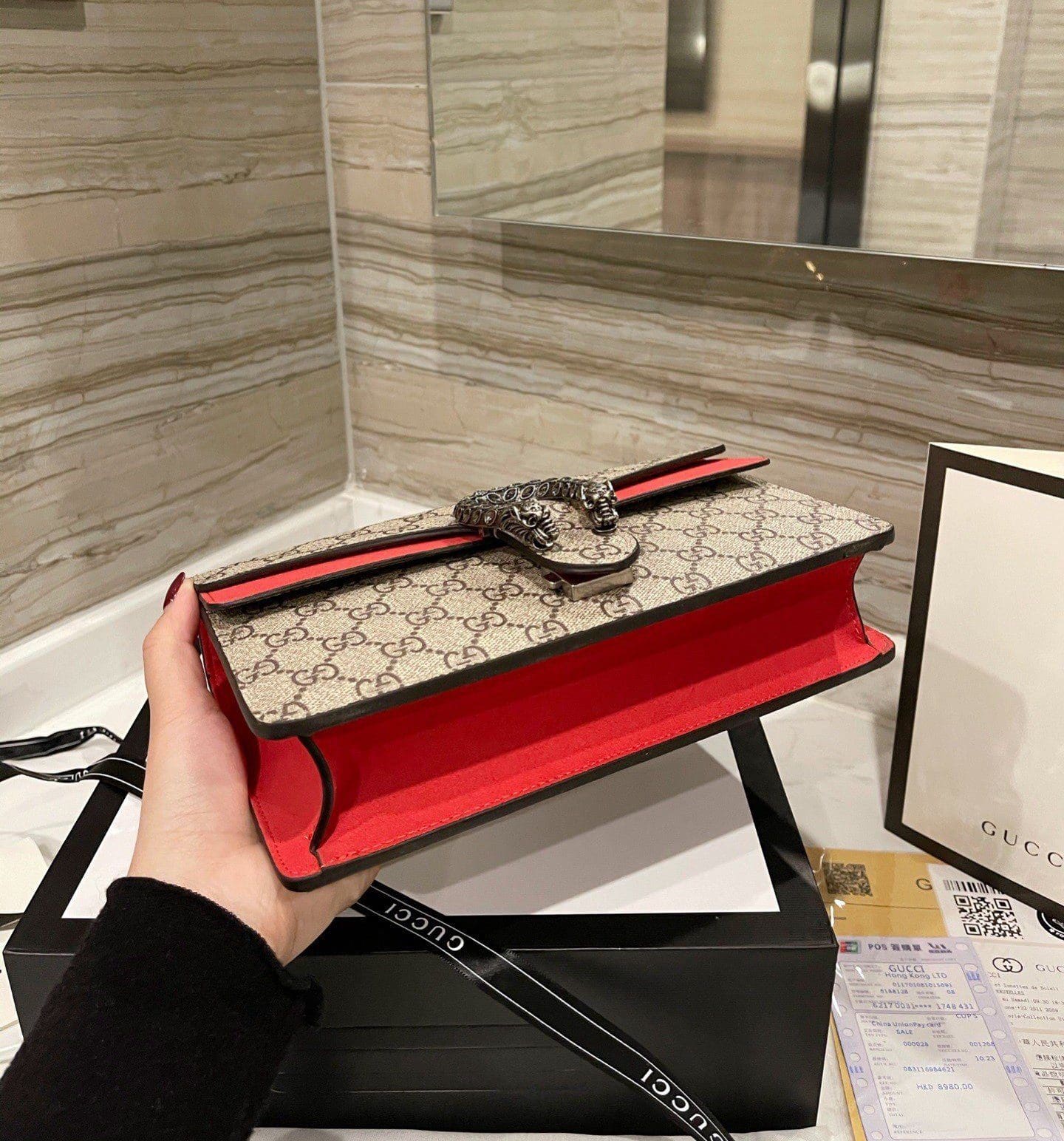 GUCCI DIONYSUS GG SMALL SHOULDER BAG