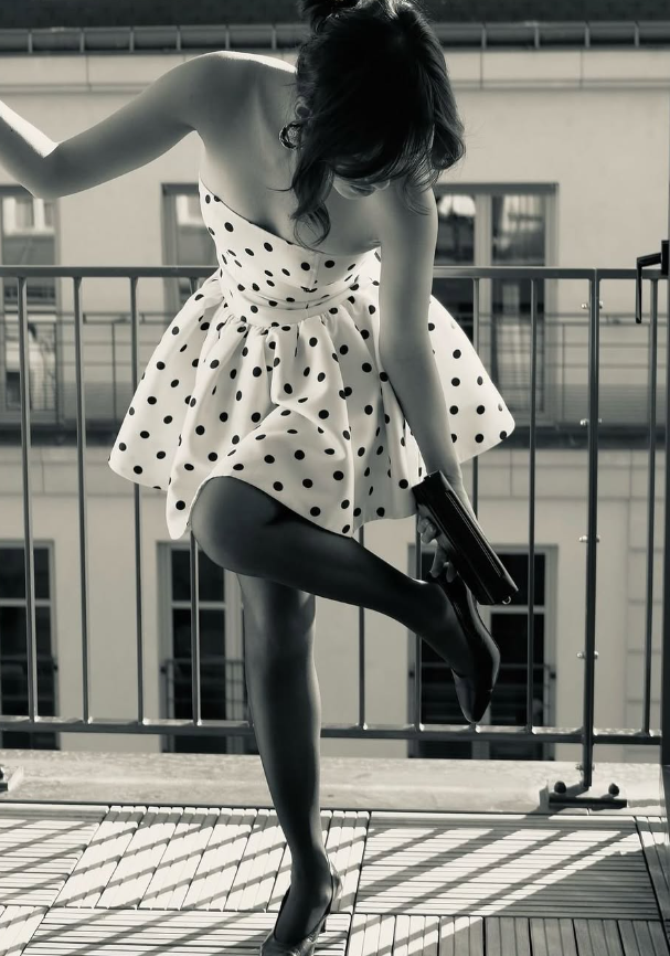 Cute A Line Strapless Polka Dots Satin Short Homecoming Dress Birthday Dress SH2147