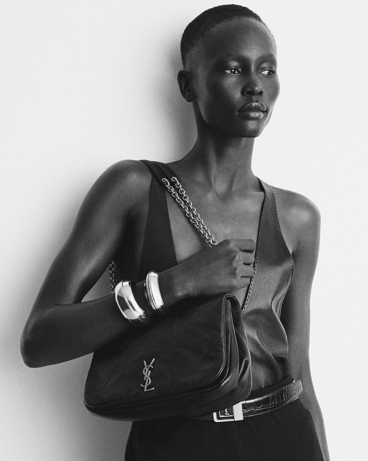 SAINT LAURENT JAMIE 4.3 SMALL IN LAMBSKIN 25CM