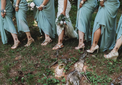 Gentle A Line Off the Shoulder Green Chiffon Bridesmaid Dress Evening Dress SH2795