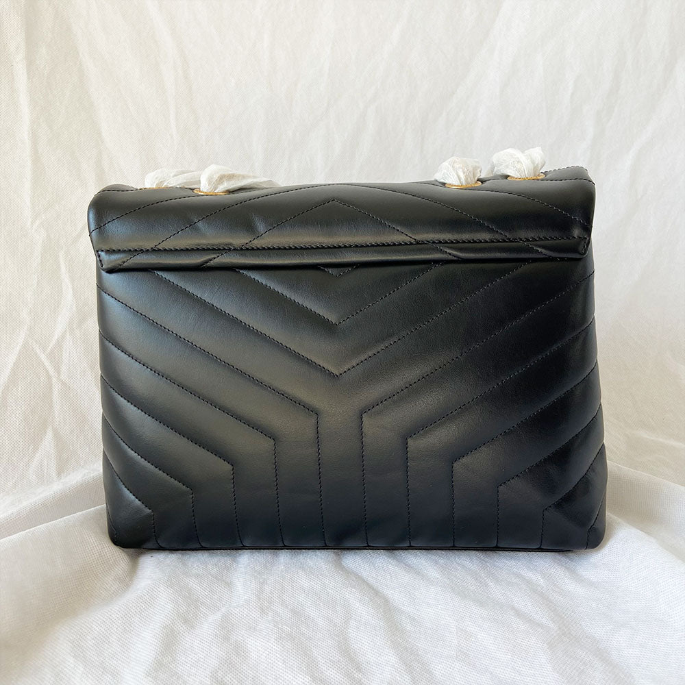 Saint Laurent black medium Loulou bag
