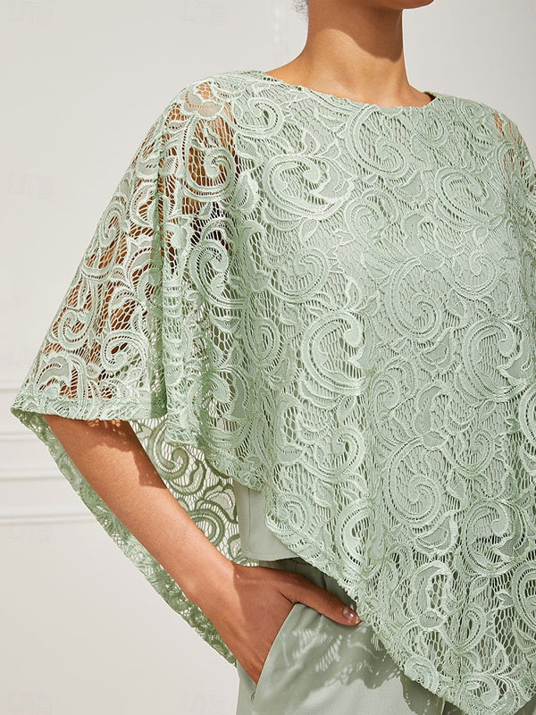 Irregular Lace Temperament Women's Suit