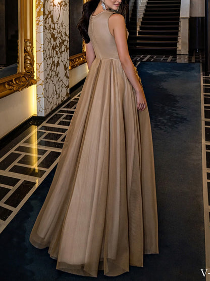 Handmade Applique Temperament Women's Dress