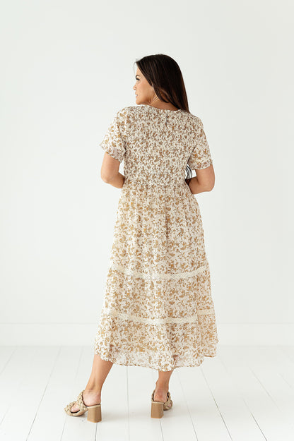 loveedsTM-Ramona Tiered Dress in Ivory