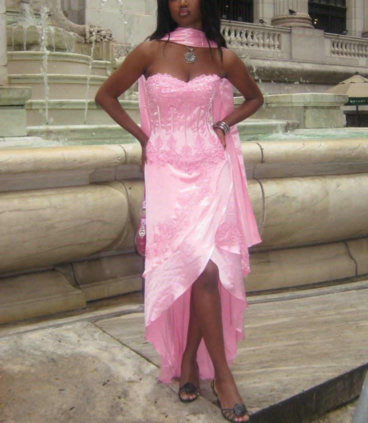 Pink Elegant Fashion Sweetheart Neckline Exquisite Beading Long satin lace Ruffled Ball Gown Evening Dress Party Dress gh3826