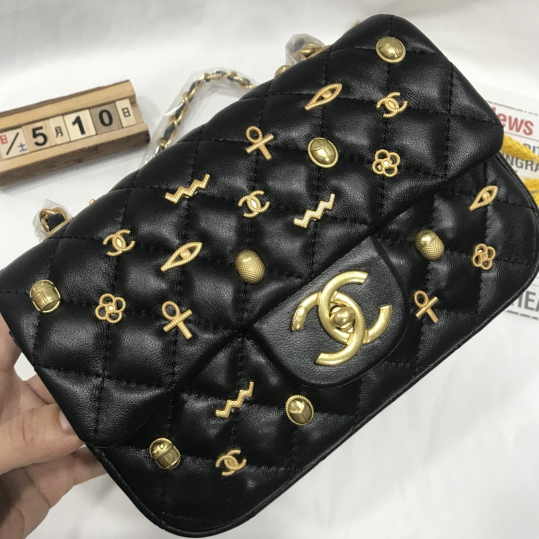 Chanel Small Flap Bag with Egyptian Motiff