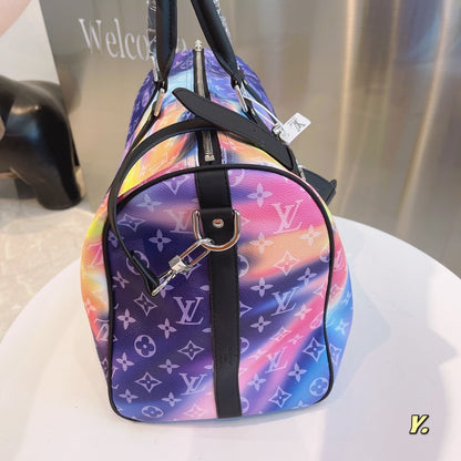 Louis Vuitton Tie Dye Monogram Sunset Keepall Bandouliere 50