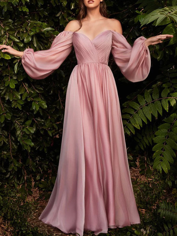 Smocked Airy Chiffon Jungle Collection Women's Dress