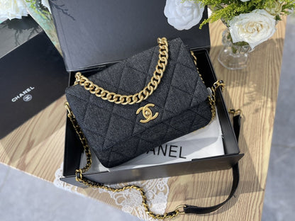 Chanel 19 Denim Flap Bag