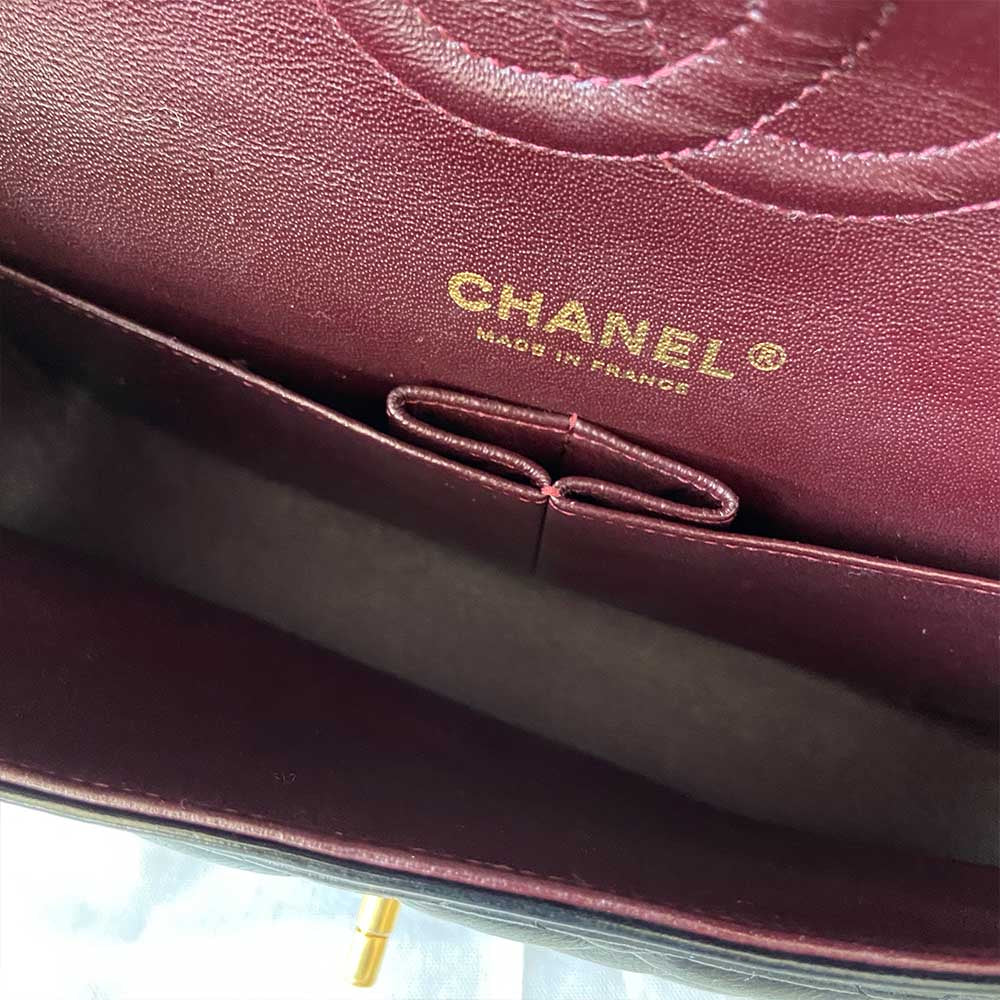 Chanel Medium Lambskin Double Flap Bag
